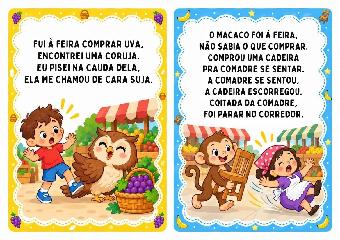 Parlendas para Imprimir material pedagógico página 10